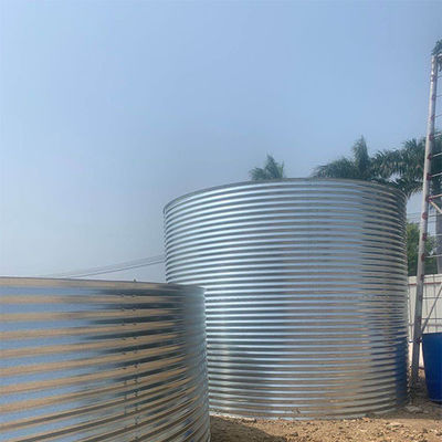 quality RAS Cultivating Lvju Hot Dipped Galvanized Stock Tank Corrugated Steel Water Tank Bowl factory