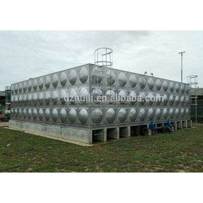 quality Water Storage 100000 Liters Welding Stainless Steel Drinking Water Storage Tank SS 304 Food Grade 316 Large Cold Sectional Water Tank factory